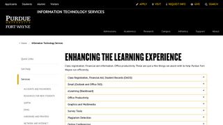 Information Technology Services - Kronos - Purdue University Fort ...