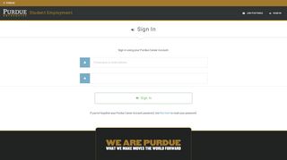 Sign In - Purdue University