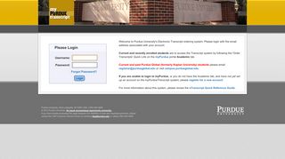 Login - Purdue University