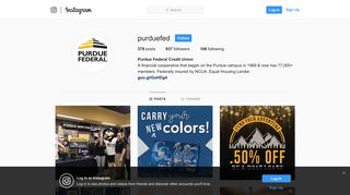 Purdue Federal Credit Union (@purduefed) • Instagram photos and ...