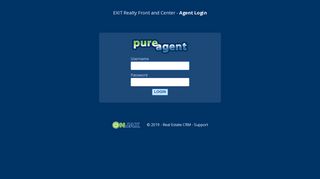 EXIT Realty Front and Center - Agent Login - Onjax