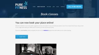 Book classes | Purefitness