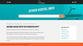 Having issues with the PureGym app? | PureGym