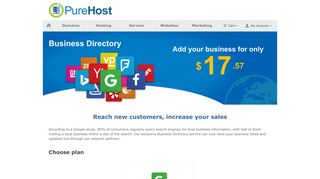 Business Directory - Pure Host Domain Names and Web Hosting