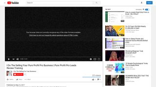 Pure Profit Pro Leads Review Training - YouTube