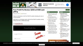 Pure Profit Pro Review: $250 to $1000 cash gifting - BehindMLM