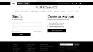 Register - Pure Romance