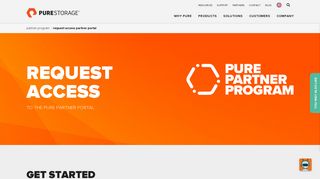 Request Access Partner Portal | Pure Storage