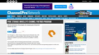 Pure Storage Unveils P3 Channel Partner Program | The ...