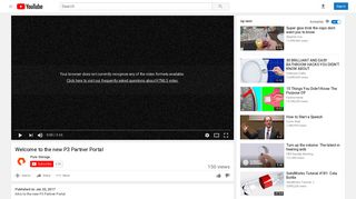 Welcome to the new P3 Partner Portal - YouTube