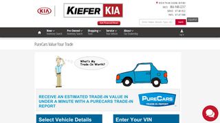 PureCars Value Your Trade | Kiefer Kia