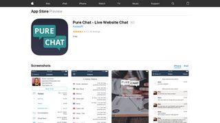 Pure Chat - Live Website Chat on the App Store - iTunes - Apple