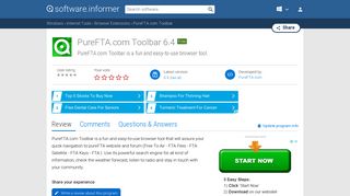 PureFTA.com Toolbar Download - Fun and easy-to-use browser tool