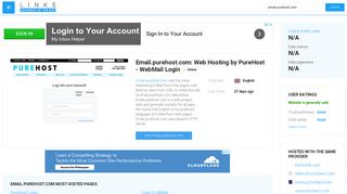 Visit Email.purehost.com - Web Hosting by PureHost - WebMail Login.