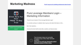 Pure Leverage Members Login – Marketing Information | Marketing ...