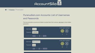 Free Purenudism.com Accounts and Passwords, Working For 2019 ...