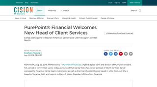PurePoint® Financial Welcomes New Head of Client Services