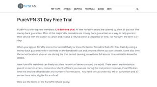 PureVPN 31 Day Free Trial - Nov. 2018 - VPN Fan