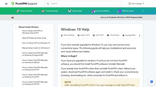 Here's a Tutorial for PureVPN Users Who Need Windows 10 Help