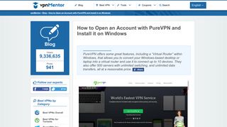 How to Open an Account with PureVPN and Install it on Windows
