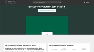 Backoffice My Purium. Sign in - Purium Health Products