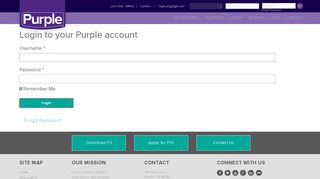 Account Login - Purple Communications