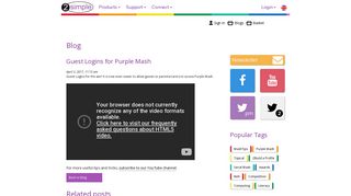 Guest Logins for Purple Mash | 2Simple