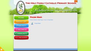 Purple Mash | Holy Family School