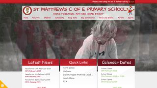 St Matthew's CofE Primary School: Home