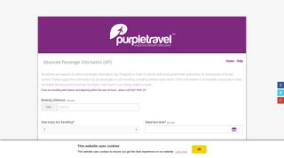 Advanced Passenger Information - Passport ... - Purple Travel