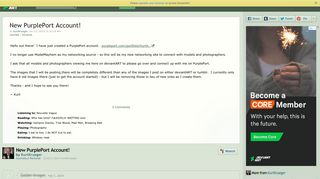 New PurplePort Account! by KurtKrueger on DeviantArt