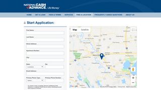 Start Application | National Cash Advance