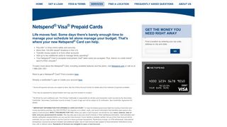 Netspend® Visa® Prepaid Cards | Purpose Financial Services