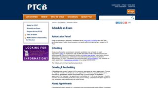 Schedule the Exam - PTCB