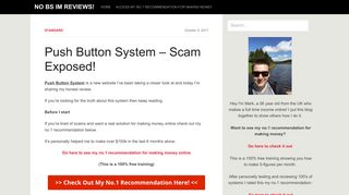 Push Button System – Scam Exposed! - No BS IM Reviews!