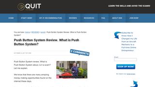Push Button System Review. What is Push Button System?