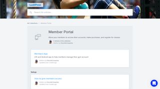 Member Portal | Push Press Help Center