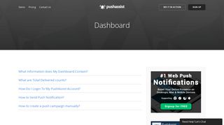 Dashboard - PushAssist