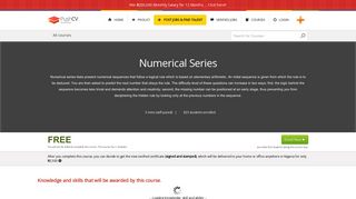 Numerical Series - Course - PushCV Academy