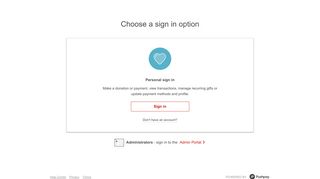 Sign in to Pushpay