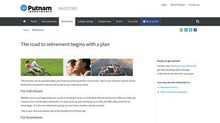 Retirement - Putnam Investments