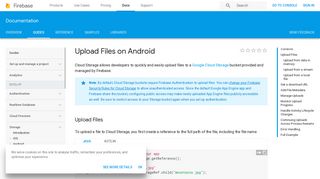 Upload Files on Android | Firebase