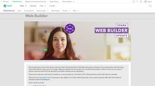 Website & Mobile App Builder - Get your business online | Spark NZ