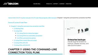 Chapter 7: Using the command-line connection tool Plink | PuTTY ...