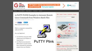 10 PuTTY PLINK Examples to Automate Remote Linux Commands ...