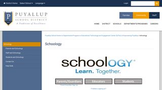 Schoology - Puyallup School District