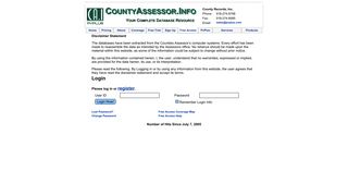 Free Access - : : CountyAssessor.Info : : Residential and Commercial ...