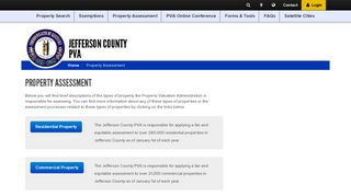 Property Assessment | Jefferson County PVA