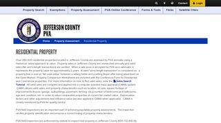 Residential Property Assessment | Jefferson County PVA