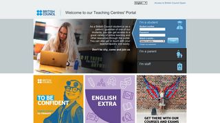 Login portal - Student Portal - British Council